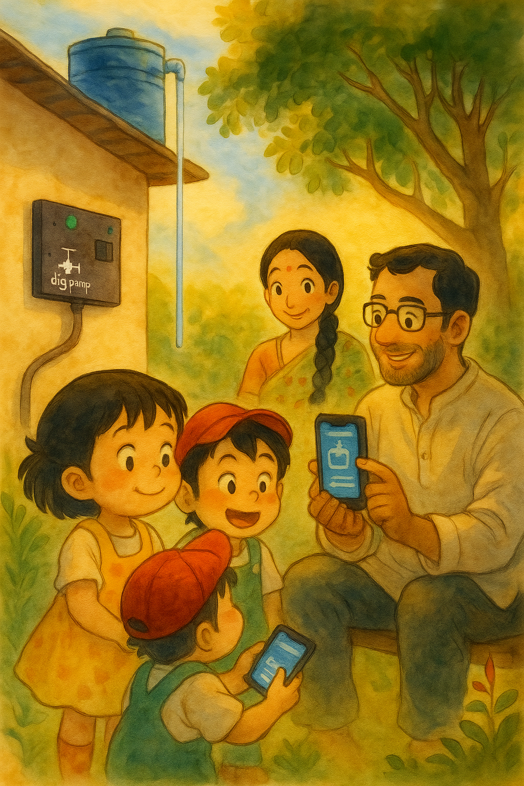 IOT based app notification for water tank level changes