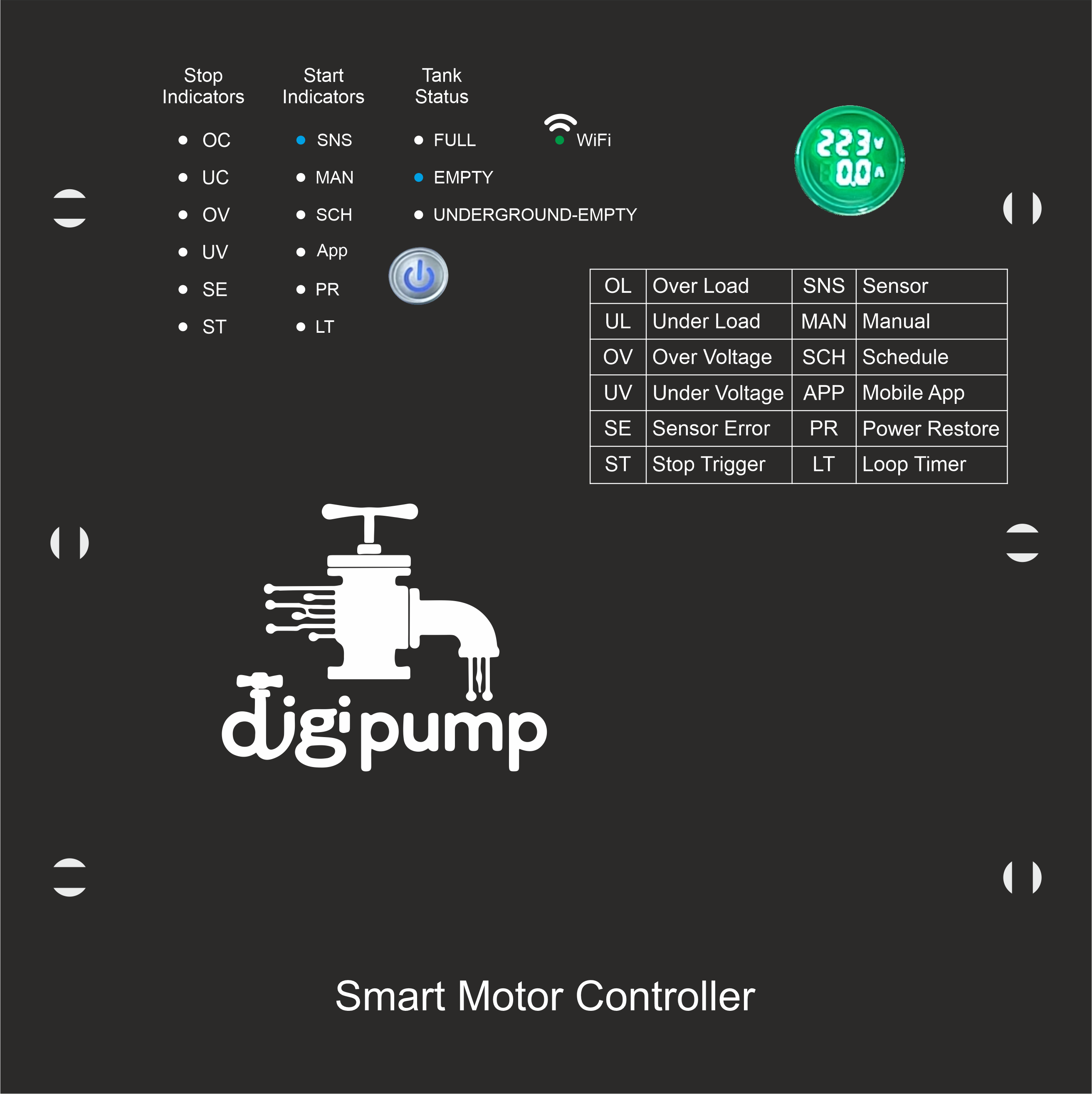 Submersible Wired Sensor Starter Panel